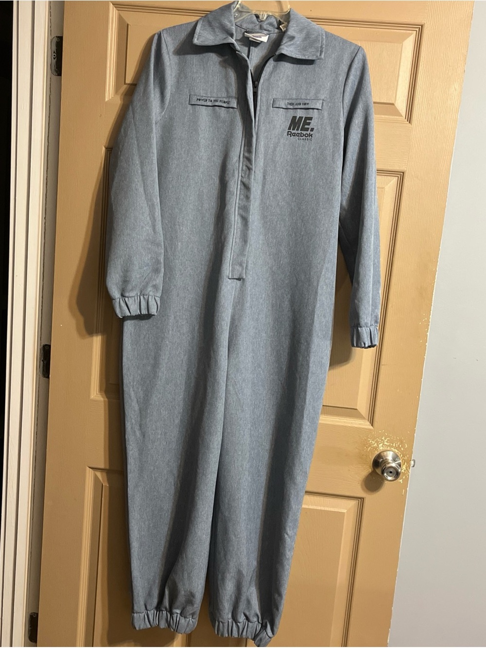 Reebok Melody Ehsani Dusty Blue Long Sleeve One-Piece Jumpsuit